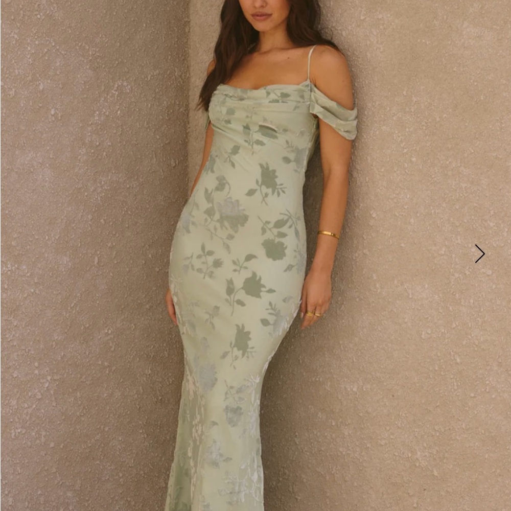 Hello Molly Sage Green Dress